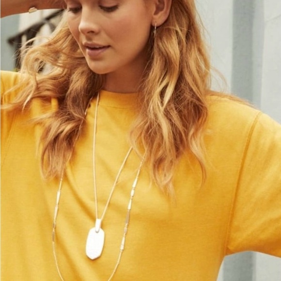 Kendra Scott Inez 14k Rose Gold over Brass Necklace - EUC - Picture 3 of 6